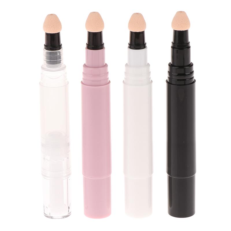 1 Pcs 5Ml Foundation Blush Dispensing Refill Pen Rotating Vacuum Nail Up Bottle Pen Cosmetic Gloss Lip Polish Pen Empty Tool