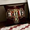 GamePath of Exile Cushion Cover Reversible Soft Durable Pillow Cover Home  Car MultiScene Use for Daily Comfort