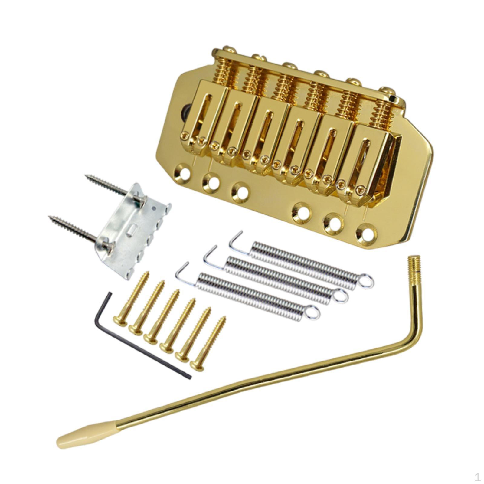 

89 мм гитарный тремоло бридж фиксированный хардтейл простая установка для 6 струн электро gold