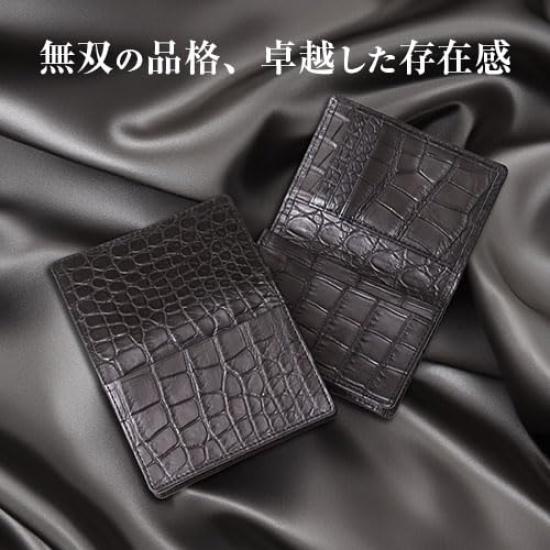 Crocodile Business Card Holder Card Case Musou Brand Made In Japan [Tokyo Crocodile] Men's (Stocked)
