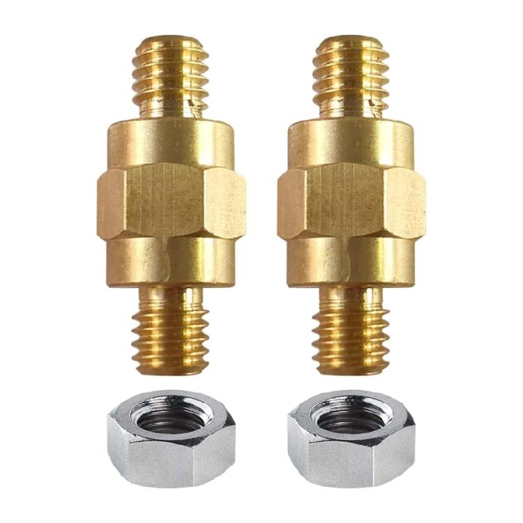 3/8-16 Side Battery Post Adapter Brass Battery Terminal Bolt Corrosion Resistant