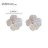 Large Flower Pearl earrings for women luxury design study earrings for women Korean fashion jewelry accessories Christmas gift