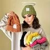 Women's Stretchy Beanie Hat Winter Skull Cap Soft Casual Headwear, Versatile Fashion, Comfortable Warm Hat