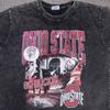 Ohio State University Buckeyes Faded Black Collegiate Vintage T Shirt Medium OSU Unisex T-Shirt