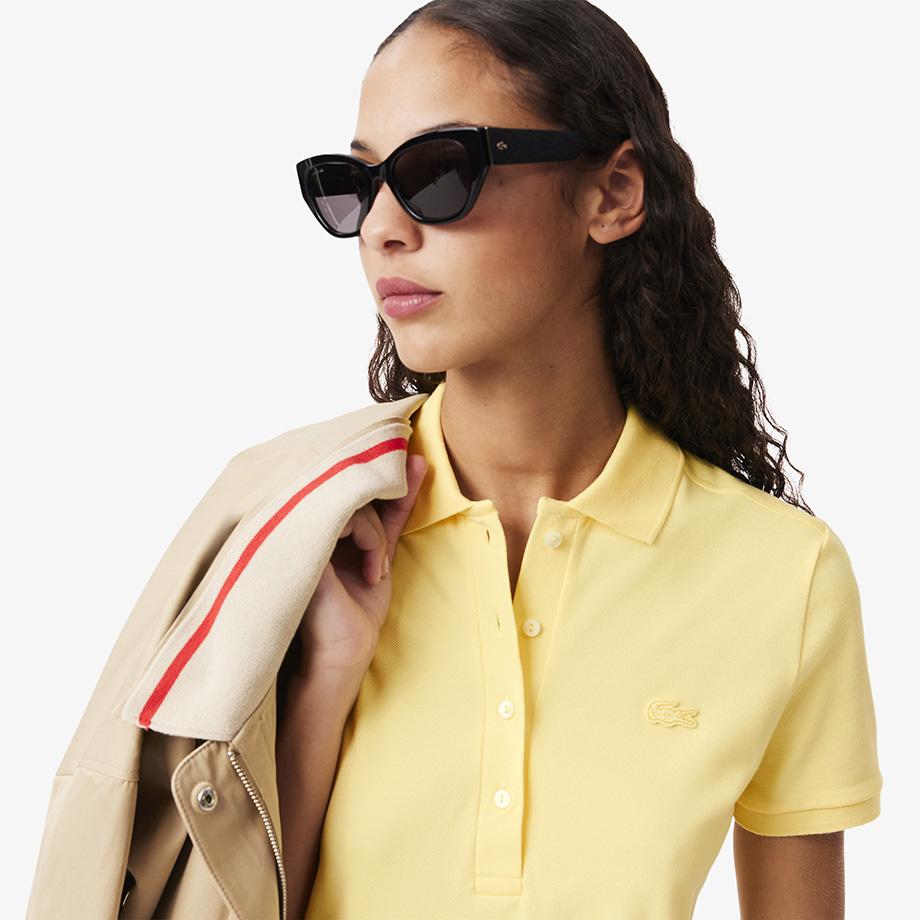 Lacoste Women's Slim Fit Mini Pique Polo Dress EF5473-55G107