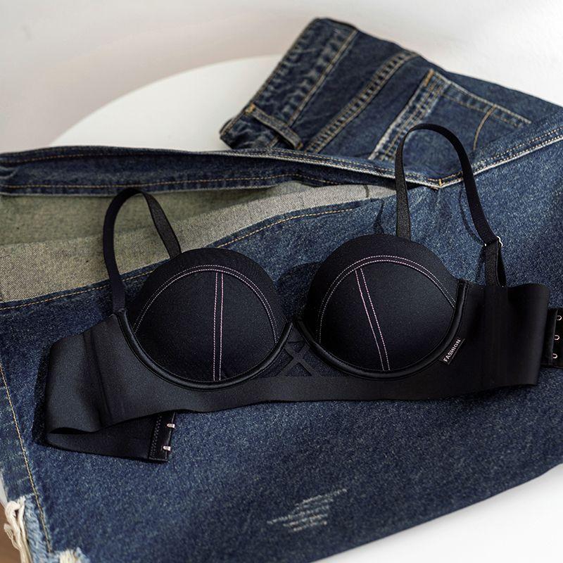 

Женские бюстгальтеры для большой груди, однотонные, модные, сексуальное нижнее белье, бюстгальтеры пуш-ап для женщин, белое нижнее белье, топы с открытой спиной, бюстгальтеры для девушек 38/85AB