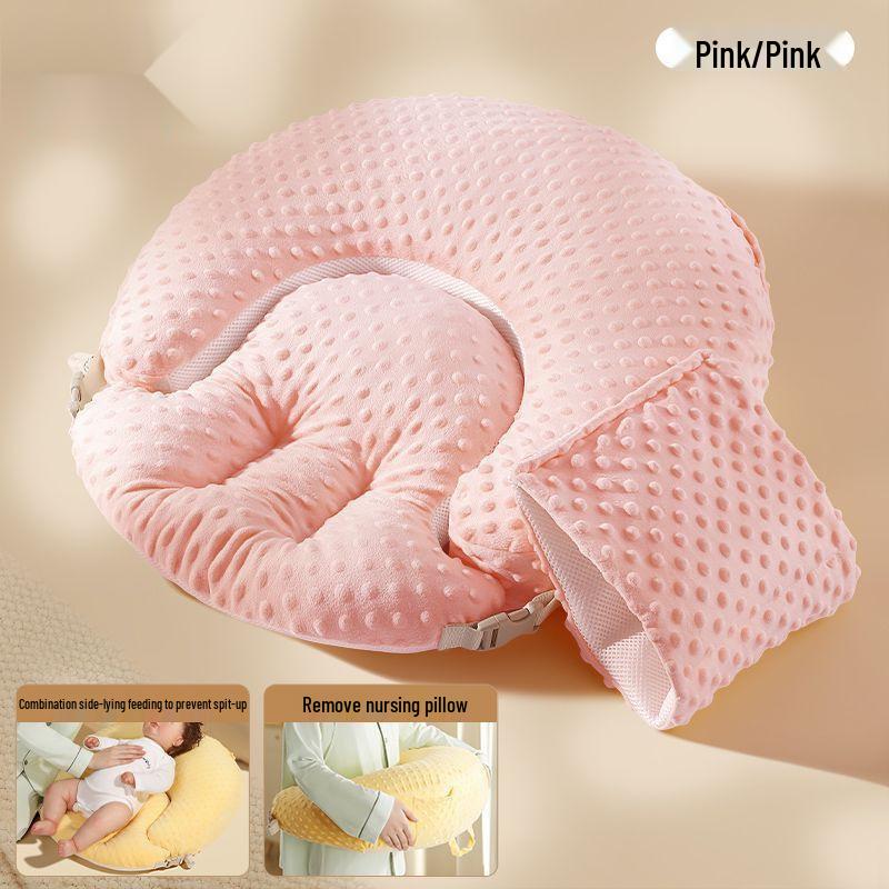 Stillkissen für die Zeit nach der Geburt: Taillenstütze zum Stillen, Liegen, Rückenlehne im Embrace-Stil für Babys