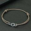 Noter New Retro Viking Chain Bracelet Men Minimalist 2mm Thin String Braclet Pulseria Hombre Leisure Versatile Man Accessories