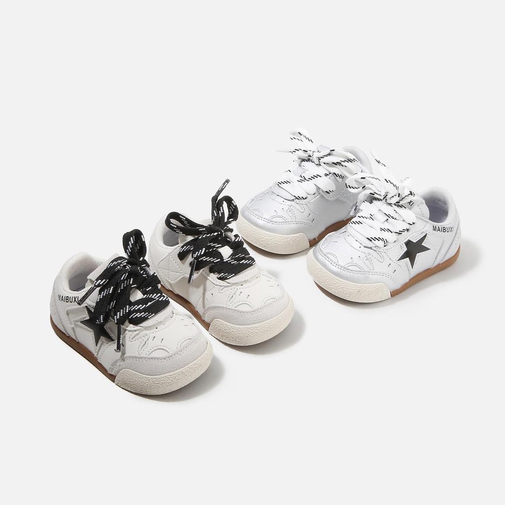 Spring 2026 Baby's First Walker Soft Sole Shoes - Non-Slip Casual Skate Shoes for Boys & Girls