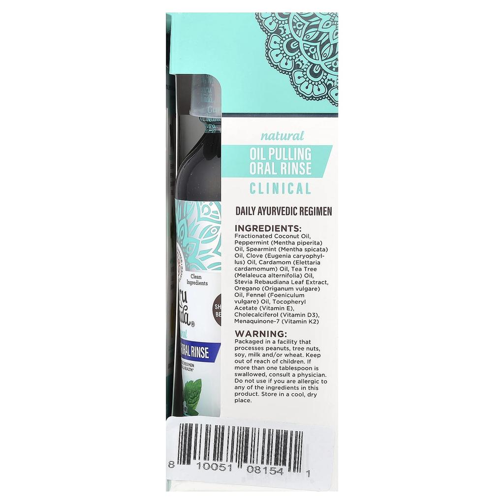 Natural Oil Pulling Oral Rinse, Clinical, Coco-Mint, 237 Ml (8 Fl Oz)