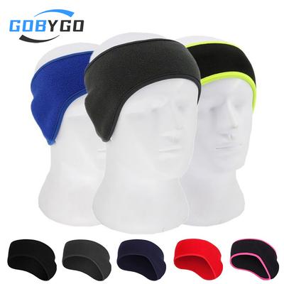 Gobygo Outdoor Fleece Soft Headgear Cycling Running Windproof Warm Hair Band Ski Mountaineering Fleece Ear-Protecting Hair Band