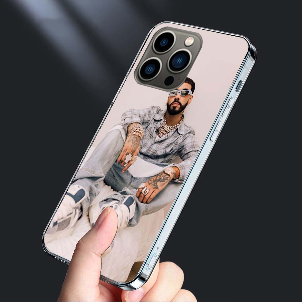 Rapper A-Anuel AA Real Phone Case For Iphone 16E 15 Pro 14 Plus 17E 16 17 Pro Max Air 11 12 13 Mini Shockproof Capa Cute Cove