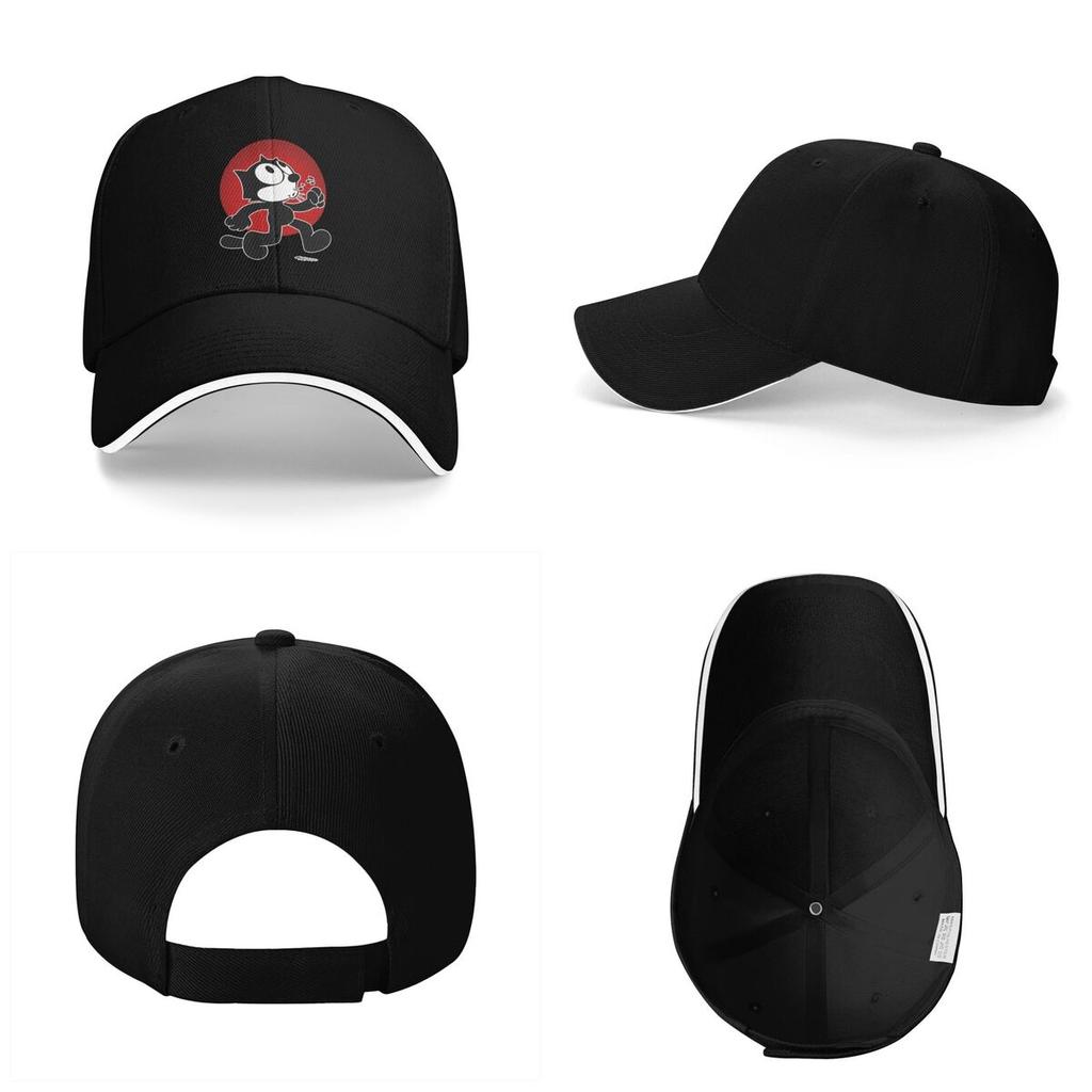 Unisex Baseball Hats Felix The Cat Keep Walking Funny Movie Streetwear Summer Sports Baseball Caps Hip Hop Cap Casquette Hats