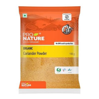 Pro Nature 100% organický kořeněný prášek - koriandr, 100 g