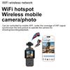 1080P HD Action Camera 360° Rotatable Lens Sports Camera with Night Vision Anti-Shake WiFi APP Control for Cycling/Travel
