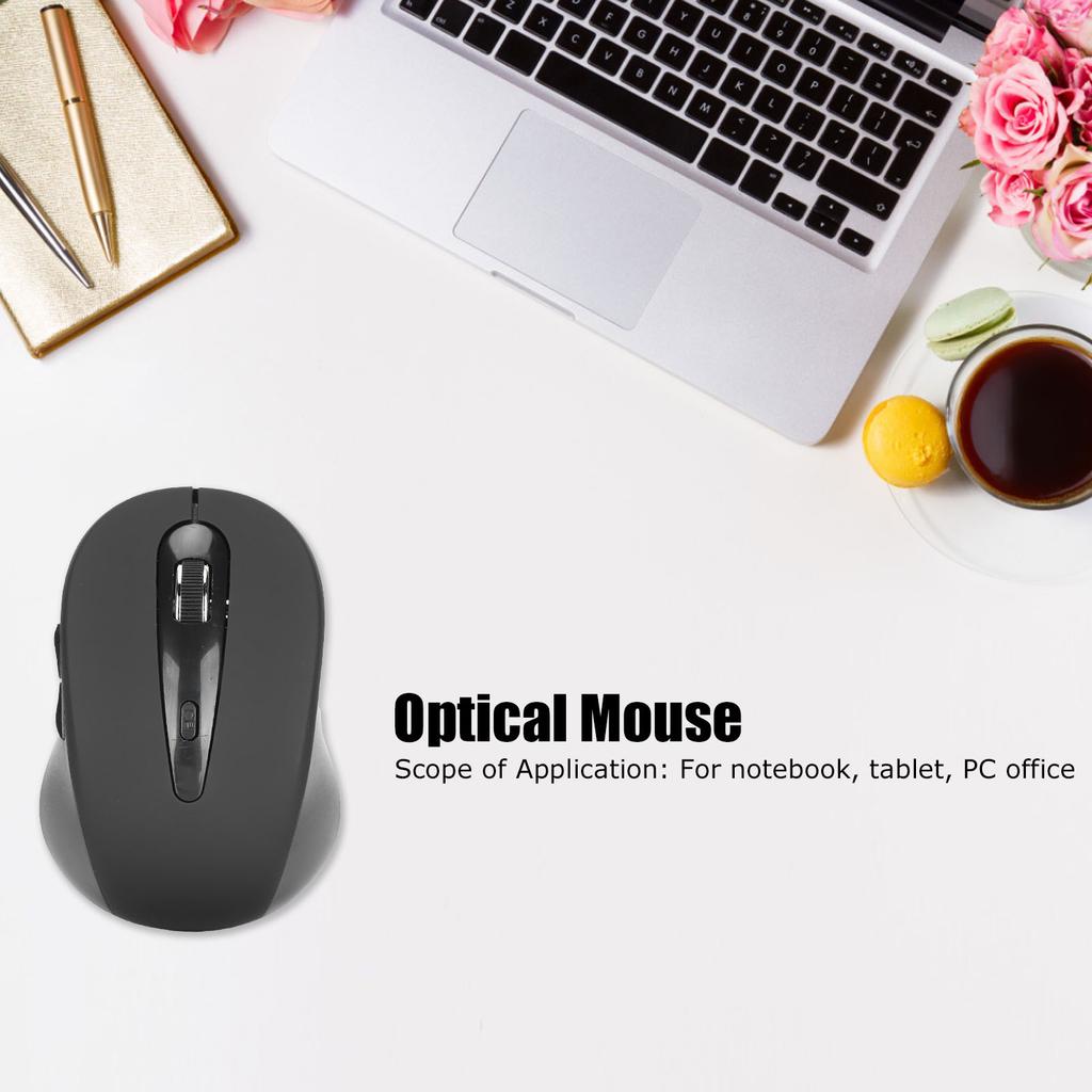 Wireless Mouse     Distance   FourWay Scroll Wheel Optical Mouse for Notebook Tablet PC(Red )