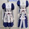 Anime Alice Princess Dress Maid Apron Dress Game Madness Alice Cosplay Costume For Women Girls Halloween Party
