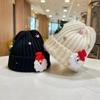 Soft Christmas Plush Cap Woven Thickened Brimless Cap Personality Big Pullover Hat  Winter