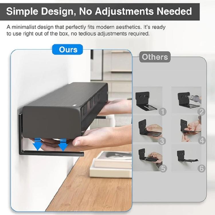 Mehrfachwinkelpositionierung Starke Metall-Lautsprecher-Wandhalterung für Heimkino, Konferenzraum- und Bühnenanwendungen