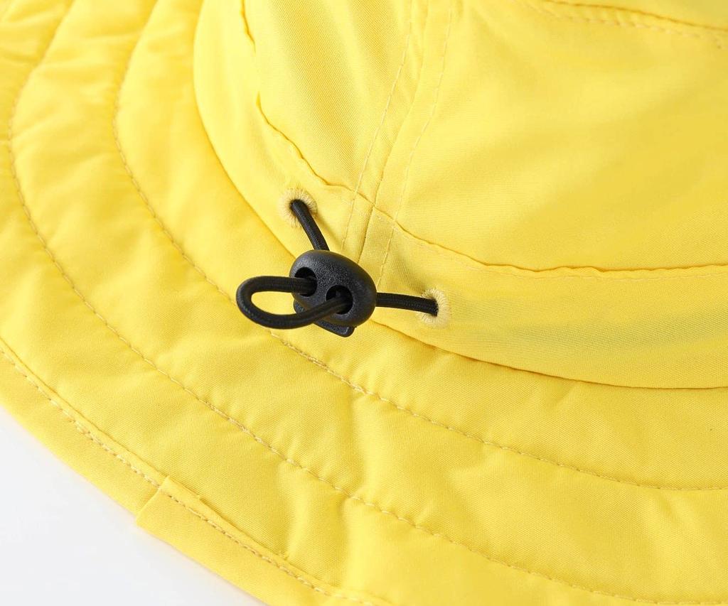 Cone Tail Kids UPF Safari UV Hat for Adjustable Hat 50+ Hat, Protection, Kids, Kindergarten, School, (Yellow)