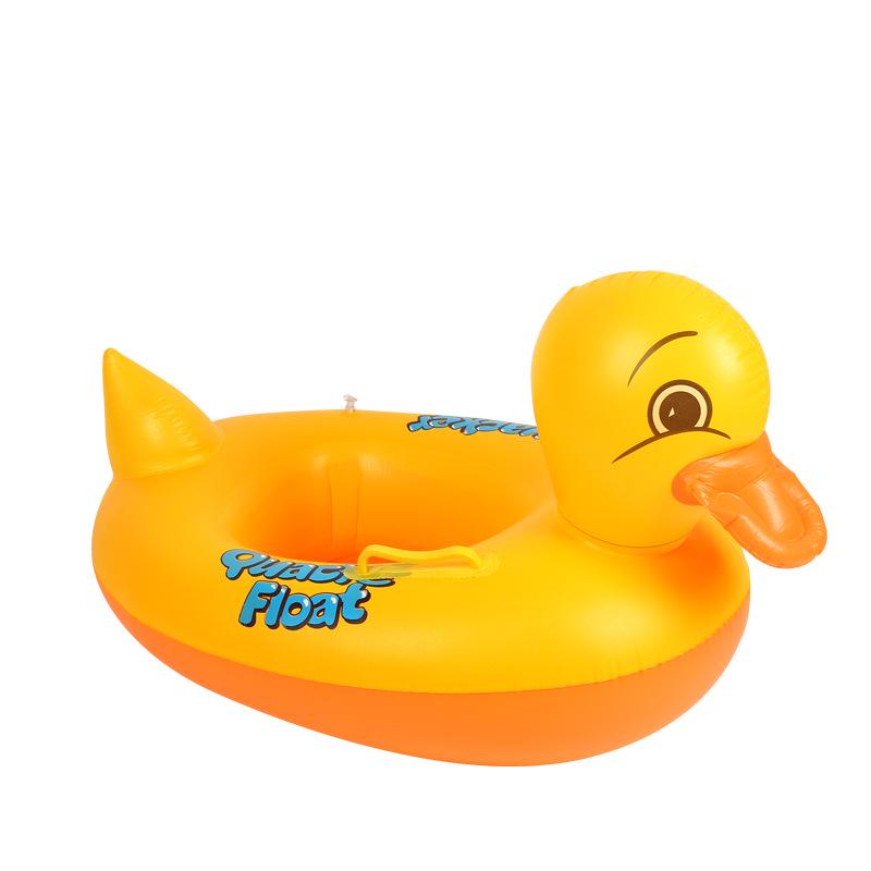 Pogrubione PVC Nadmuchiwane Zwierzęce Kółko do Pływania - Uroczy Wzór Tygrysa i Żółwia dla Dzieci