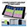 9 Pocket Trading Card Binder, Holds 1080 Cards , Zipper PU Card Folder Holder for MTG, TCG, Baseball, Sports Cards