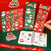 10Pcs Christmas Stationery Stickers Cartoon Decorations Stickers Student DIY Planner Stickers