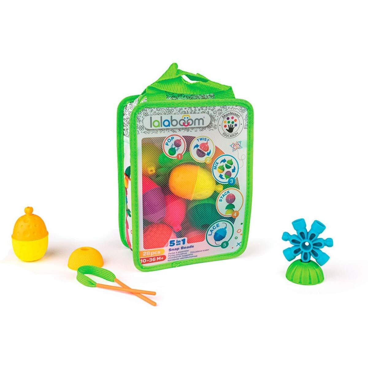 

Lalaboom Baby Toy Lalaboom Beads 28 шт. BL230 Оригинальный продукт