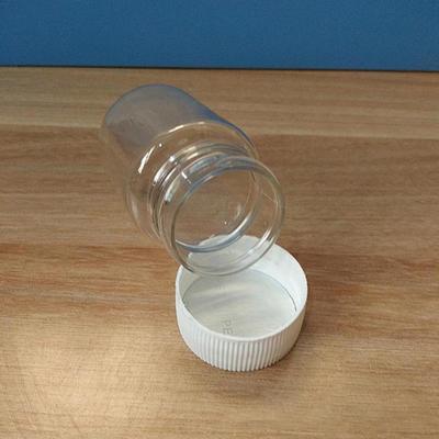 10 pezzi 50 ml bottiglia chimica trasparente impermeabile plastica pillola bottiglie tappo per chimica liquido crema pillola