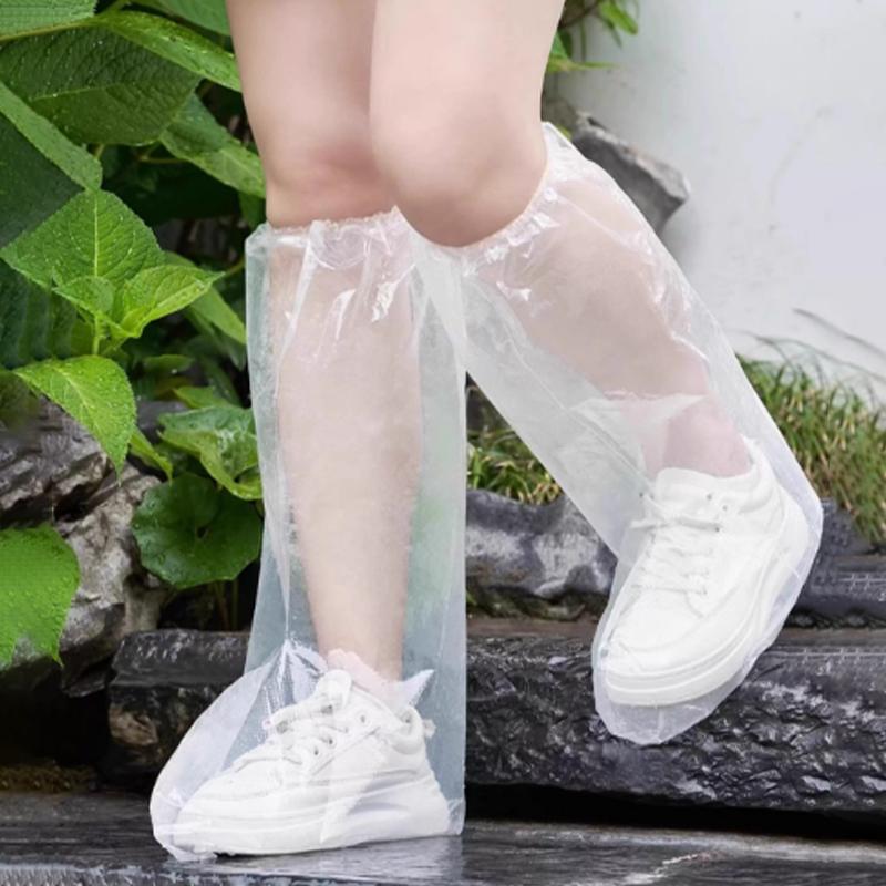 Latex Waterproof Shoe Covers Unisex Shoes Protectors Reusable Non-Slip Rain Boot Overshoes Walking Shoes Accessories