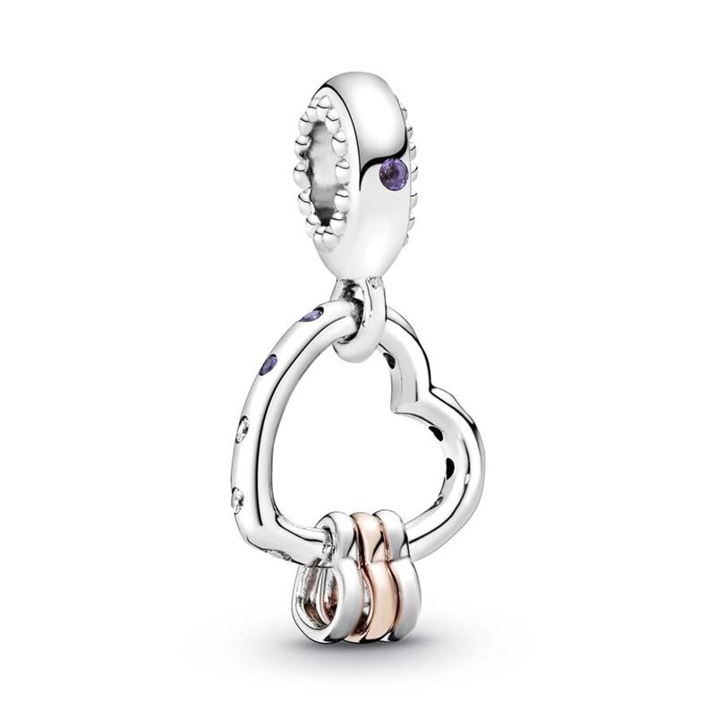  Queen Crown Charm Bead for DIY Jewelry Silver Bracelet Necklace Gift Kids Toy