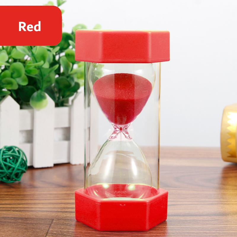 5/10/15/30/45/60 Minutes Hexagonal Hourglass Drop Resistance Sand Clock Game Kid Gift Kitchen Timer Sandglass Decoration Home