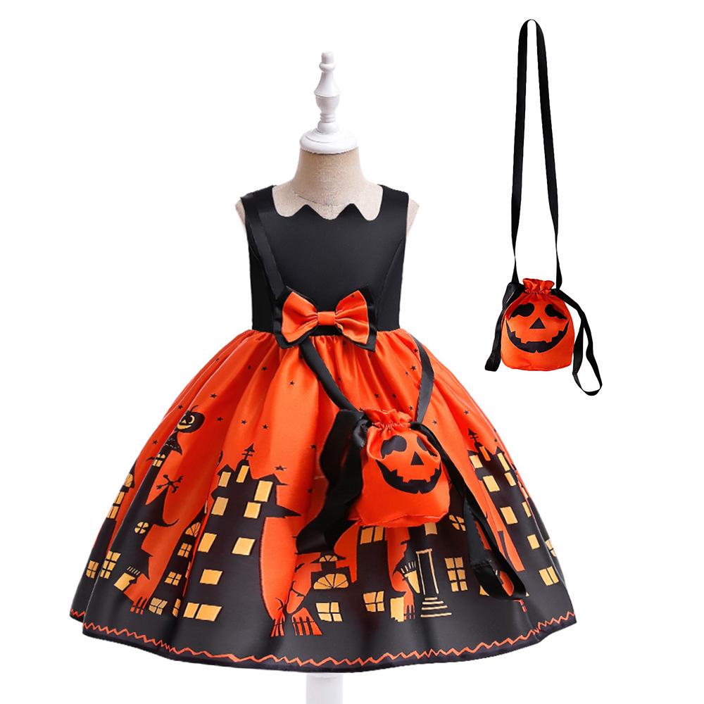 "Halloweenské dívčí čarodějnice a cosplay šaty - princezna styl"