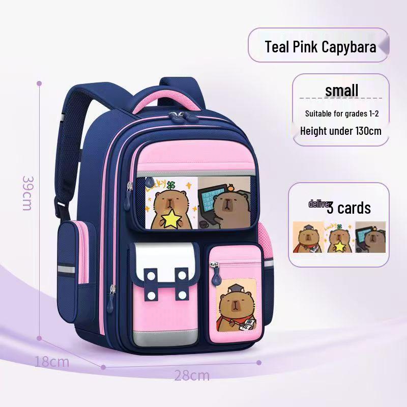 Ergonomic School Backpack for Kids 6-12: Back-Supporting & Load-Reducing for Grades 1-3, 6