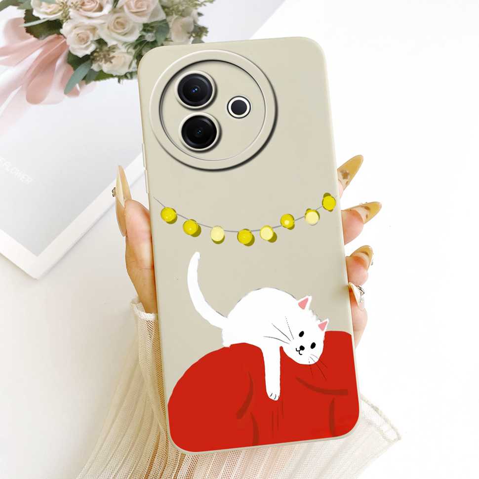 For Vivo Y39 5G V2443 V2436 Case Cat Rabbit Pattern Silicon Soft Cover For Vivo Y39 Y 39 Y300i Y 300i Phone Shell Casing