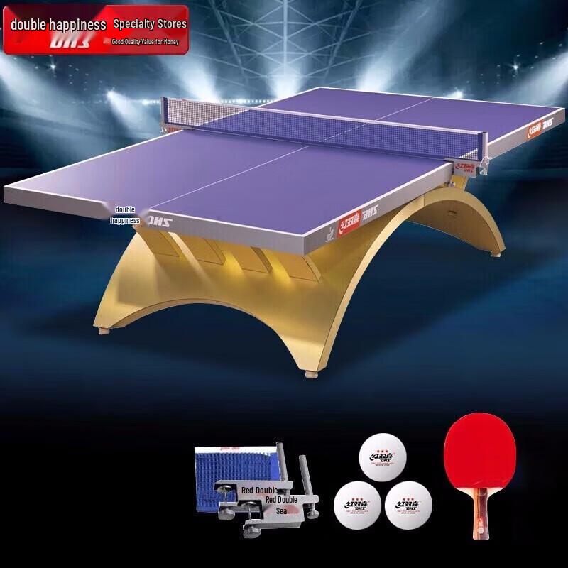 Double Happiness Golden Rainbow Professional Indoor Table Tennis Table