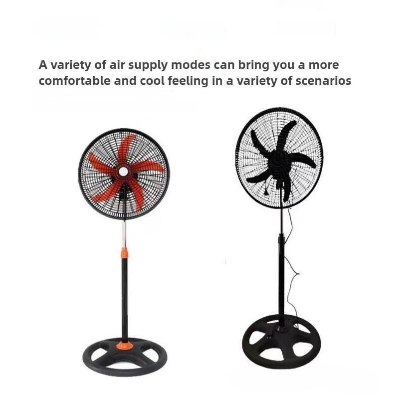 18" Domácí elektrický stojanový ventilátor Tři rychlosti Nastavitelný cirkulační ventilátor Vysokovýkonný oscilační stojanový ventilátor