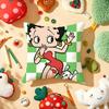 B-Bettys-Cute-B-Boops Pillow Case Plush Fabric Soft Double-Sided Printed Sofa Warm Winter Home Gift Cushion Cover
