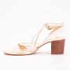 Sandales Lilon tan gold à talons 6cm Femme LES TROPEZIENNES PAR M.BELARBI