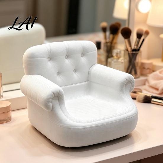 Office Desk Ornament 3D Printed Mini Sofa Shaped Storage Box Cute Couch Creative Gift for Friends Desktop Organizer Decorative Trinket Holder