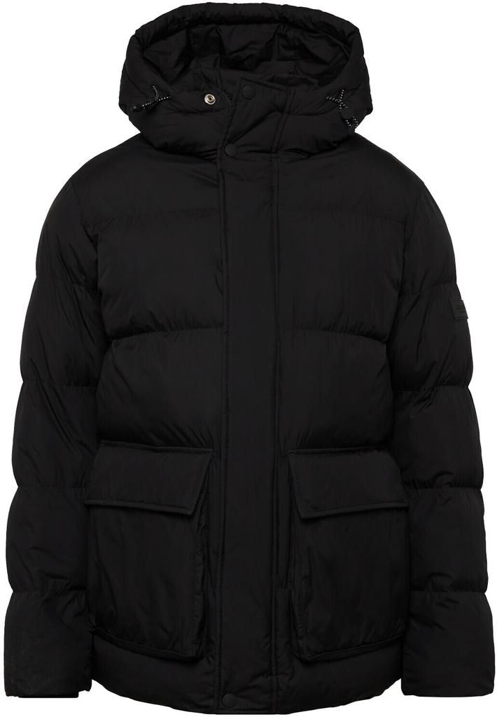 Winter Jacket Marc O'Polo Down Jacket with Hood Regular with Water-repellent Surface (231092670032) Black