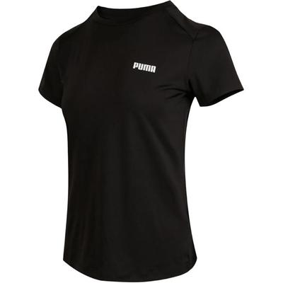 Sports Fashion Casual Round Neck Short Sleeve T-Shirt Women Tops Black 690193-01