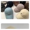 Embroidered baseball cap for women with a large head circumference, featuring a deepened and widened brim, suitable for larger faces; also available