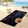 Asciugamano da Spiaggia Stampato AC Milan Asciugamano Morbido ad Asciugatura Rapida Coperta da Spiaggia Rettangolare Grande Portatile per Viaggi Piscina