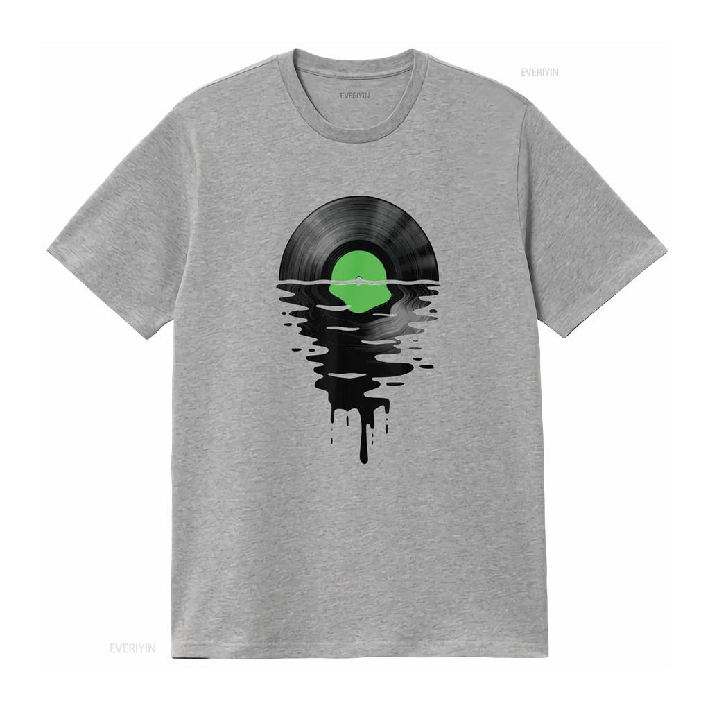 Mens Vinyl Record Music LP Classic 80s Sunset T Shirt White X Large vintage Washed Slightly streetwear Soft Casual Comfortable