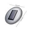 Solar Rechargeable Night Glow Car Cup Pad LED Light Auto on Off Vibration Sensor Green Cup Holder Mat Bottle Coaster Car