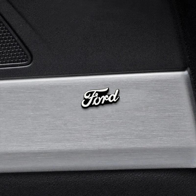 For Ford Focus mk2 3 Fiesta Ranger Fusion Mondeo Mustang Transit Kuga Fusion Car Audio Decorate 3D Aluminum Badge Emblem Sticker GT9
