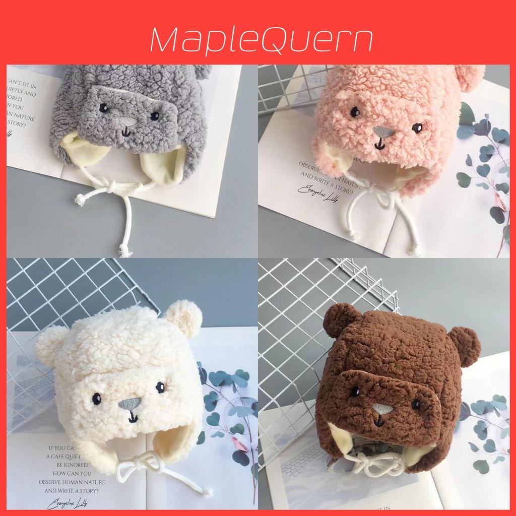Baby Knit Hat For Winter With Cotton Blend Warmth And Windproof Protection For Infants And Toddlers