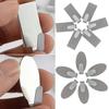 6Pcs Hook Metal Strong Adhesive Lightweight Wall Mounted Hanger Hooks for Window