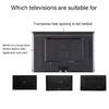 Adjustable TV Stand Base for 26 75inch LCD LED Plasma Screens Easy to Install Holds Up to 88Ibs